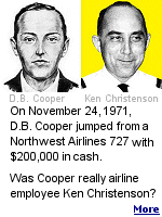 On a rainy night in 1971, D.B. Cooper jumped out of a 727 and into American legend.